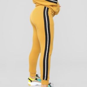 Study Sesh Joggers - Mustard